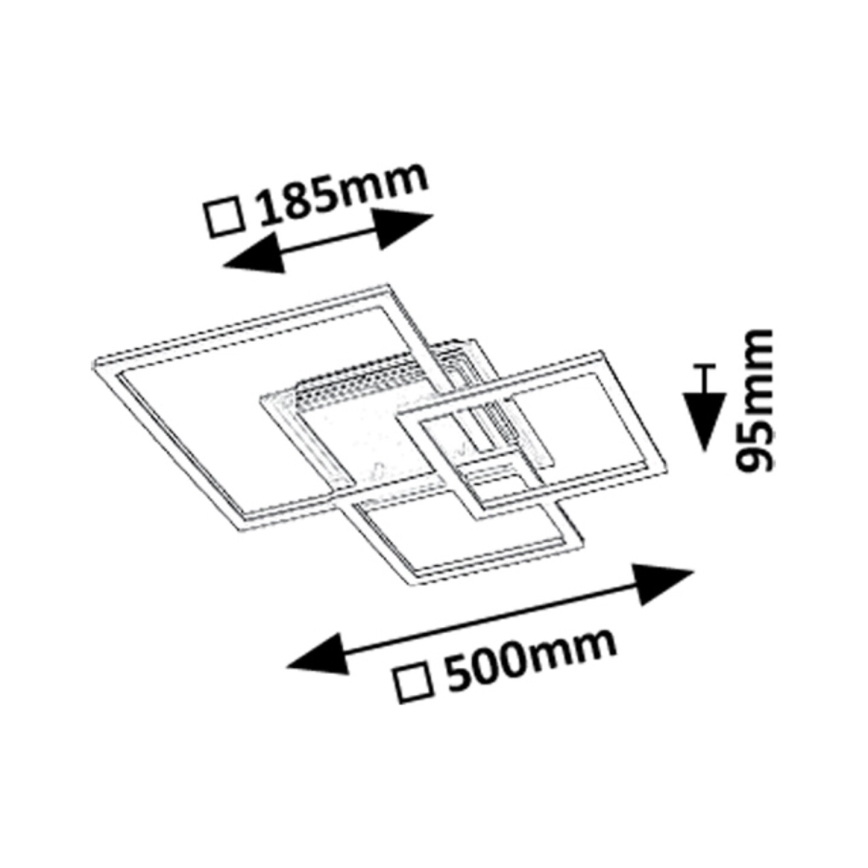 Rabalux - LED Stropna svjetiljka LED/40W/230V 3000K