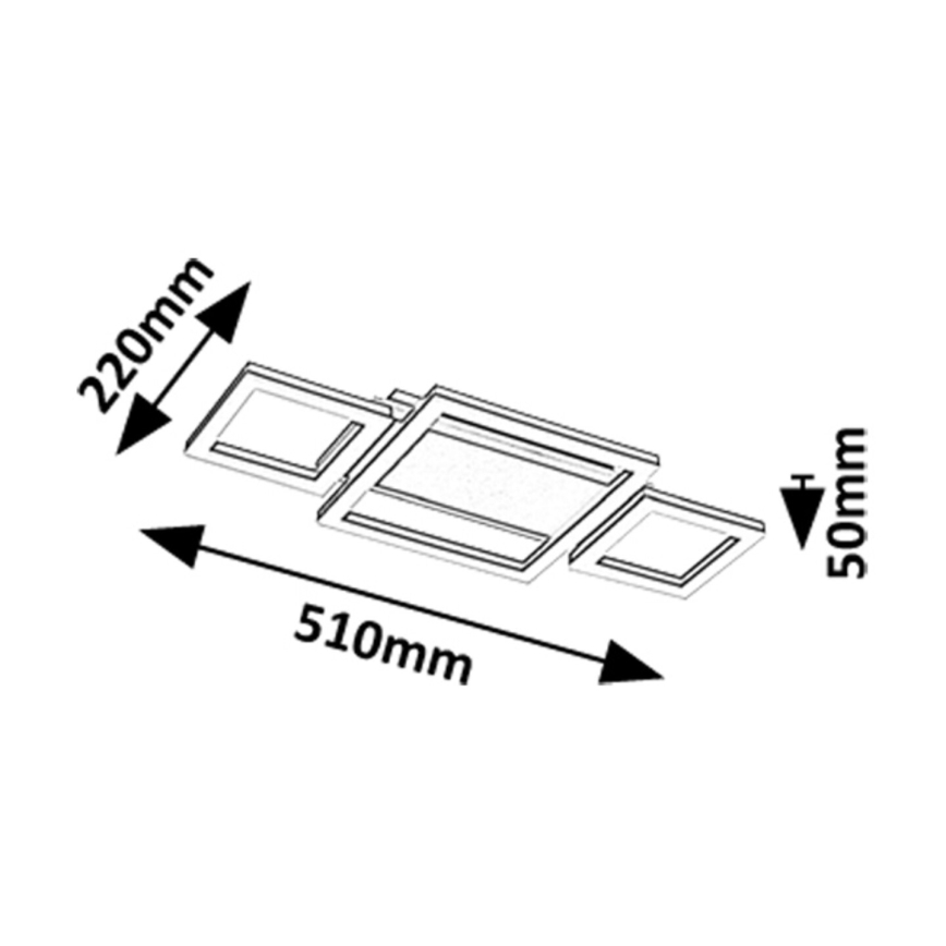 Rabalux - LED Stropna svjetiljka LED/24W/230V 4000K