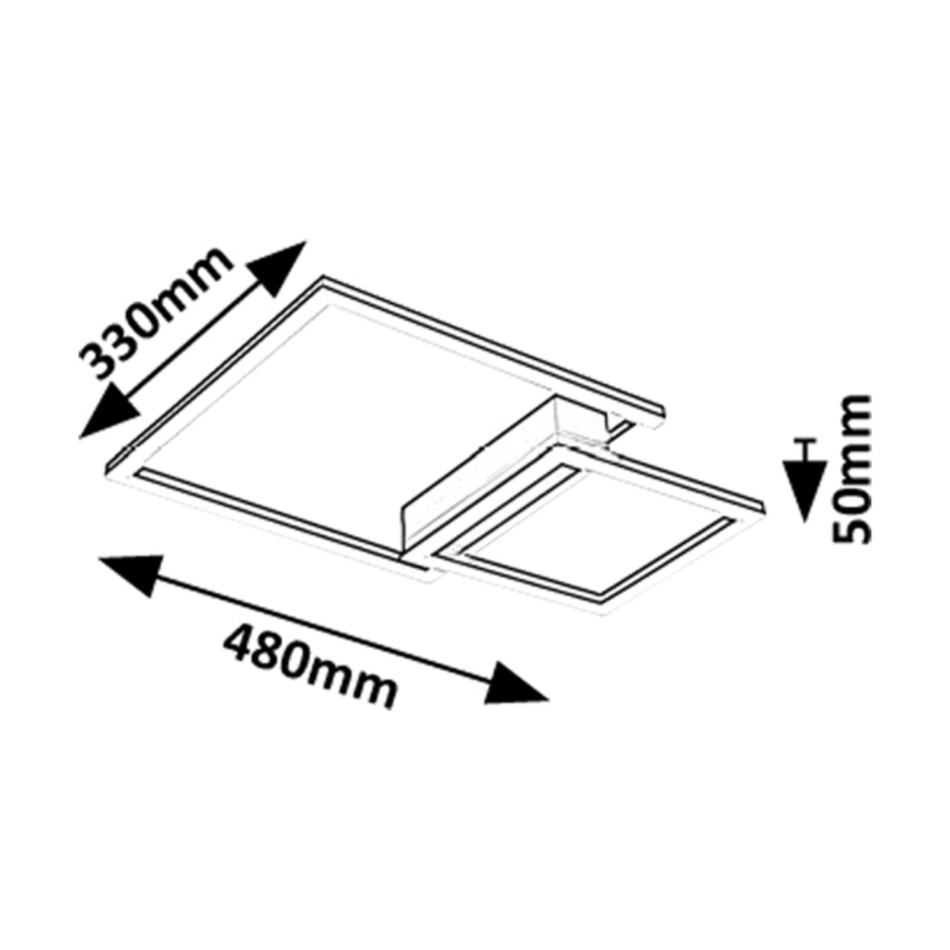 Rabalux - LED Stropna svjetiljka LED/24W/230V 3000K