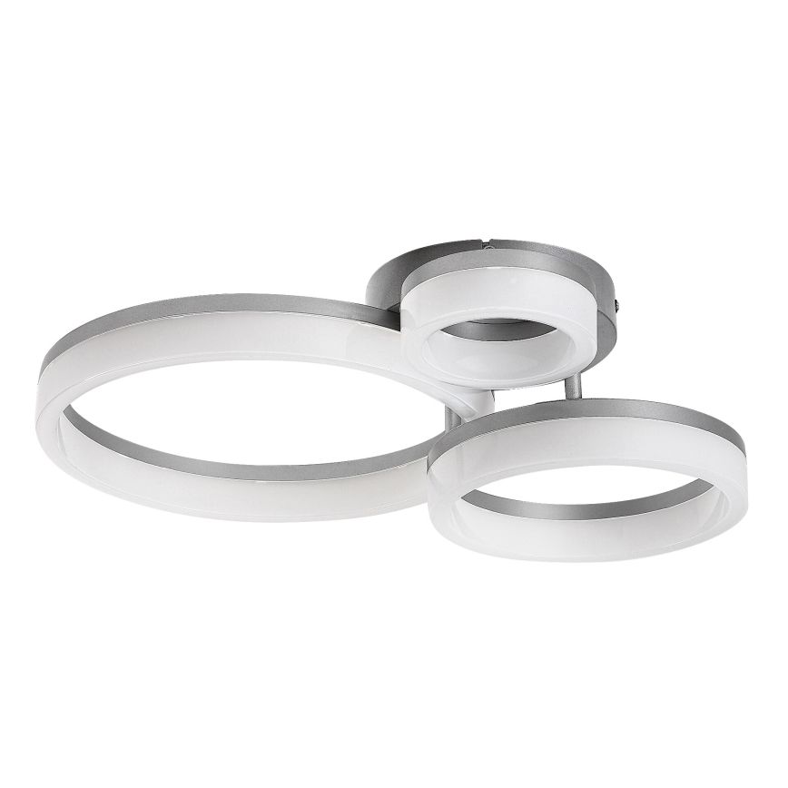 Rabalux - LED stropna svjetiljka LED/24W/230V 3000/4000/6500K 38x51 cm matirani krom