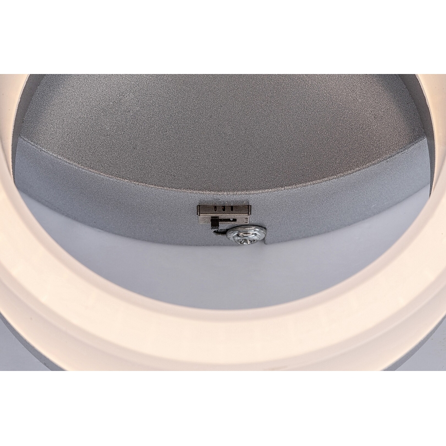 Rabalux - LED stropna svjetiljka LED/24W/230V 3000/4000/6500K 38x51 cm matni krom