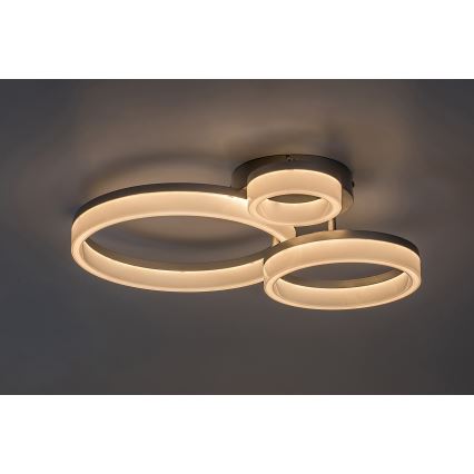 Rabalux - LED stropna svjetiljka LED/24W/230V 3000/4000/6500K mat krom
