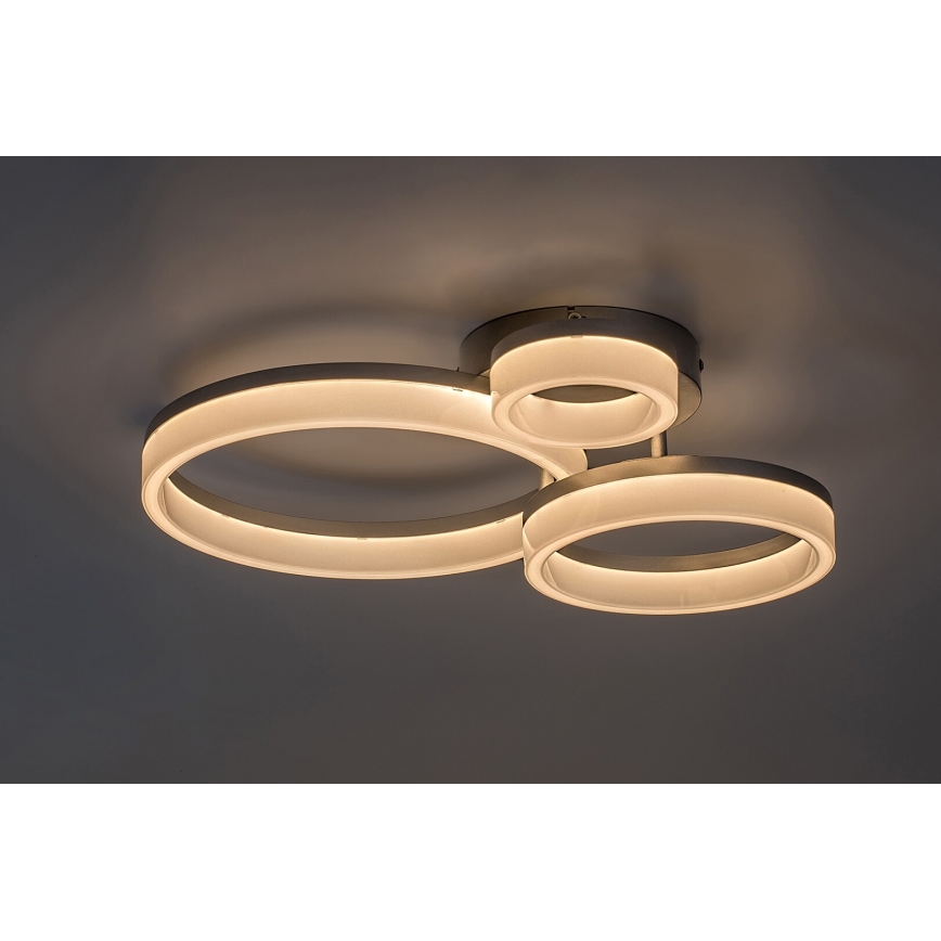 Rabalux - LED stropna svjetiljka LED/24W/230V 3000/4000/6500K mat krom