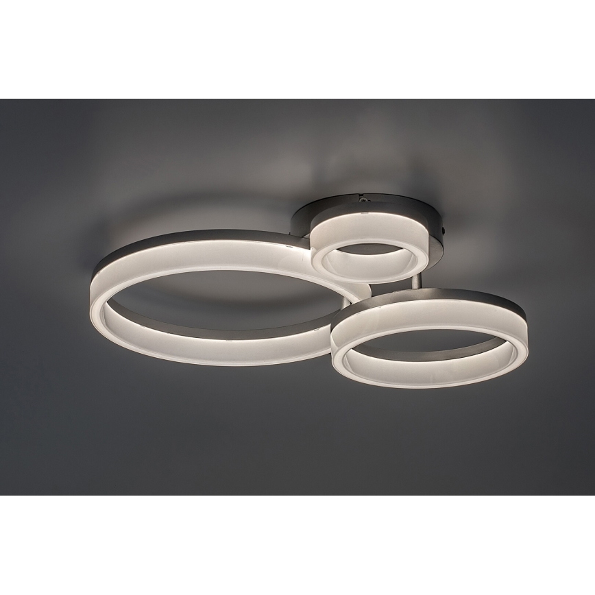 Rabalux - LED stropna svjetiljka LED/24W/230V 3000/4000/6500K mat krom