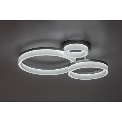 Rabalux - LED stropna svjetiljka LED/24W/230V 3000/4000/6500K mat krom