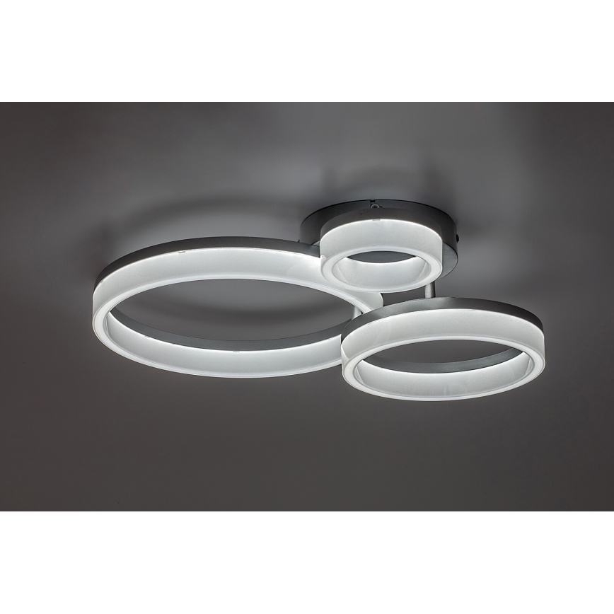 Rabalux - LED stropna svjetiljka LED/24W/230V 3000/4000/6500K mat krom