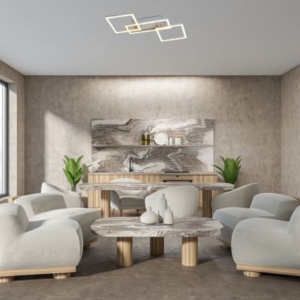 Rabalux - LED stropno svjetlo s mogućnošću prigušivanja LED/40W/230V 3000-6500K 45x55 cm + daljinski upravljač