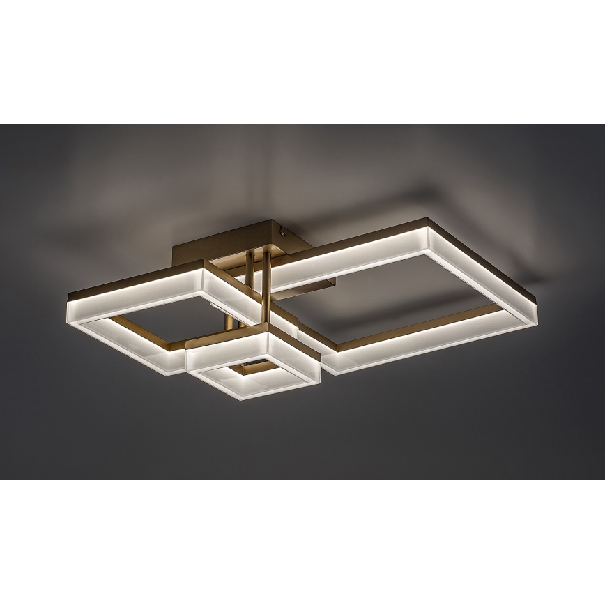 Rabalux - LED Stropna svjetiljka LED/22W/230V 3000/4000/6500K zlatna 47x47 cm
