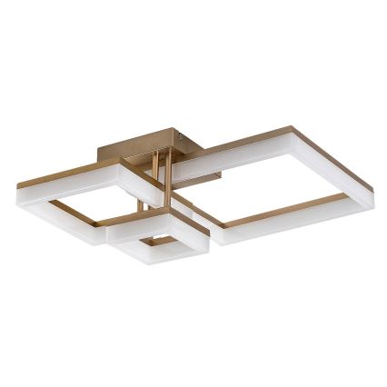 Rabalux - LED Stropna svjetiljka LED/22W/230V 3000/4000/6500K zlatna 47x47 cm