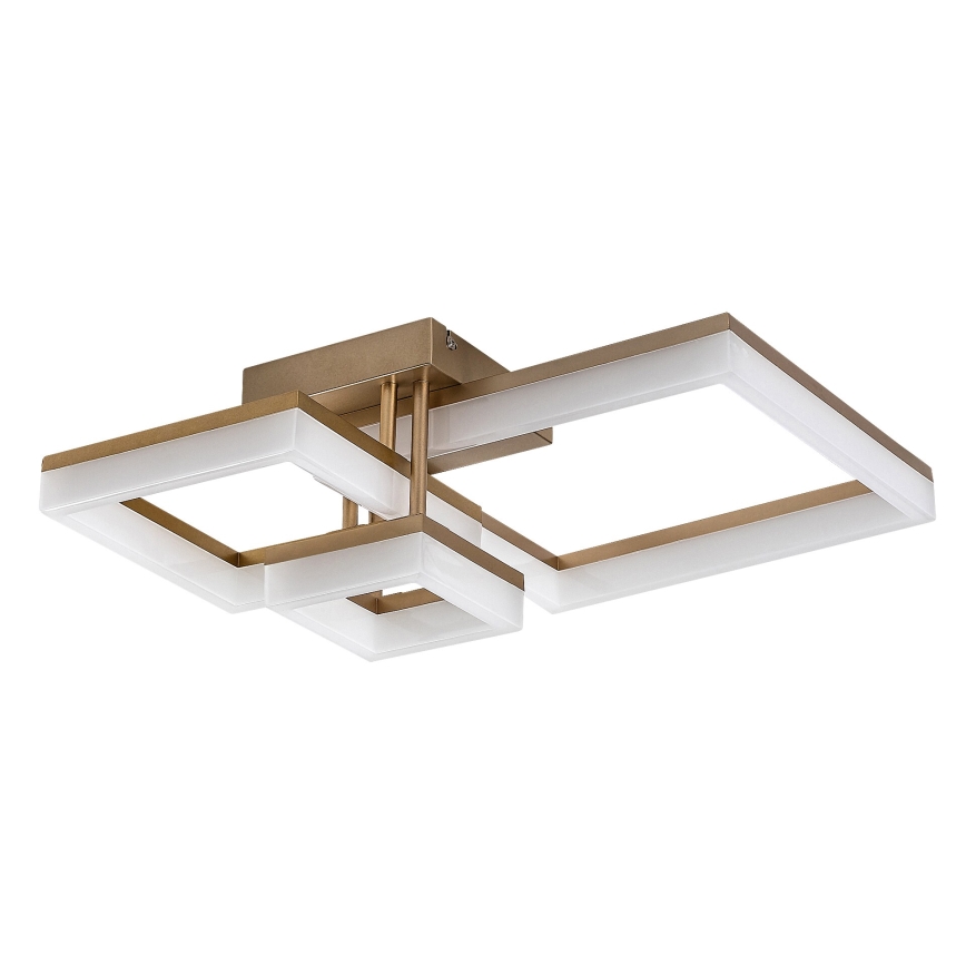 Rabalux - LED Stropna svjetiljka LED/22W/230V 3000/4000/6500K zlatna 47x47 cm