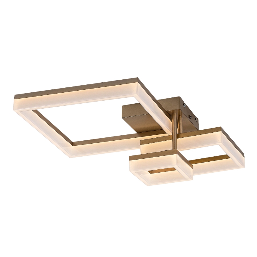 Rabalux - LED Stropna svjetiljka LED/22W/230V 3000/4000/6500K zlatna 47x47 cm
