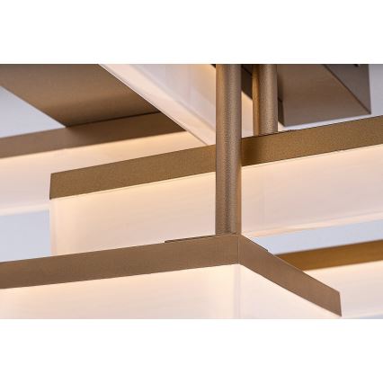 Rabalux - LED Stropna svjetiljka LED/22W/230V 3000/4000/6500K zlatna 47x47 cm