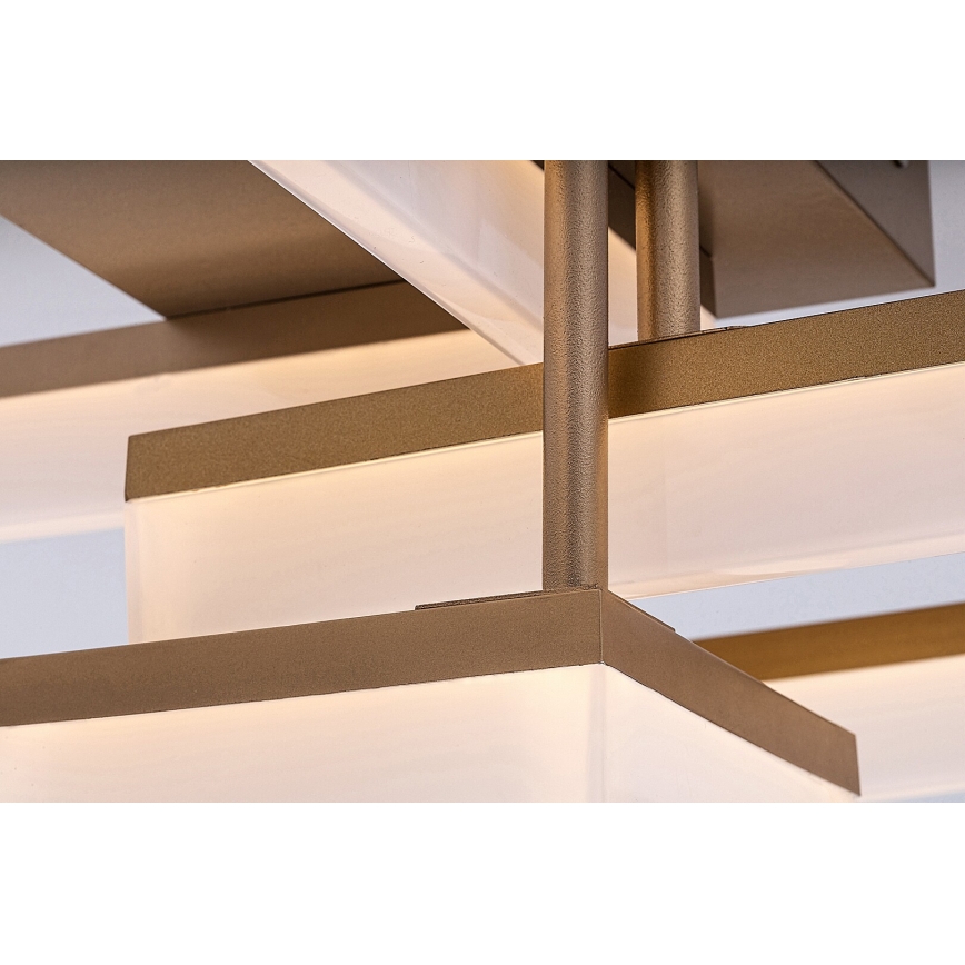 Rabalux - LED Stropna svjetiljka LED/22W/230V 3000/4000/6500K zlatna 47x47 cm
