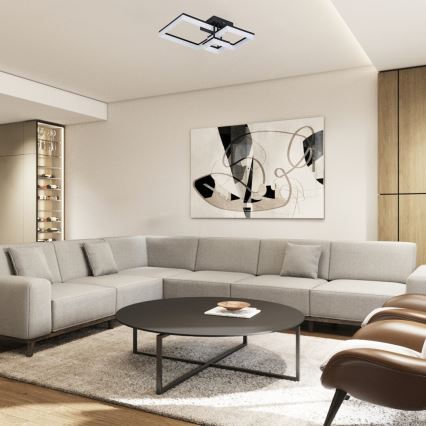 Rabalux - LED Stropna svjetiljka LED/22W/230V 3000/4000/6500K crna