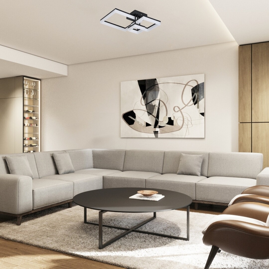 Rabalux - LED Stropna svjetiljka LED/22W/230V 3000/4000/6500K crna