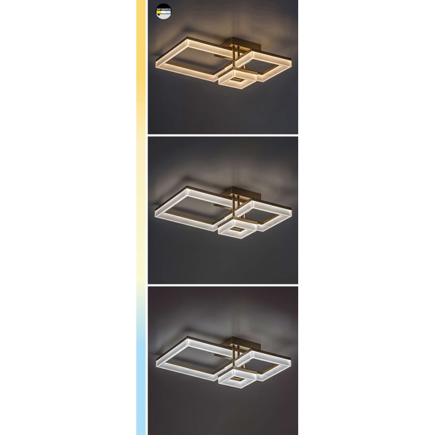 Rabalux - LED Stropna svjetiljka LED/22W/230V 3000/4000/6500K crna
