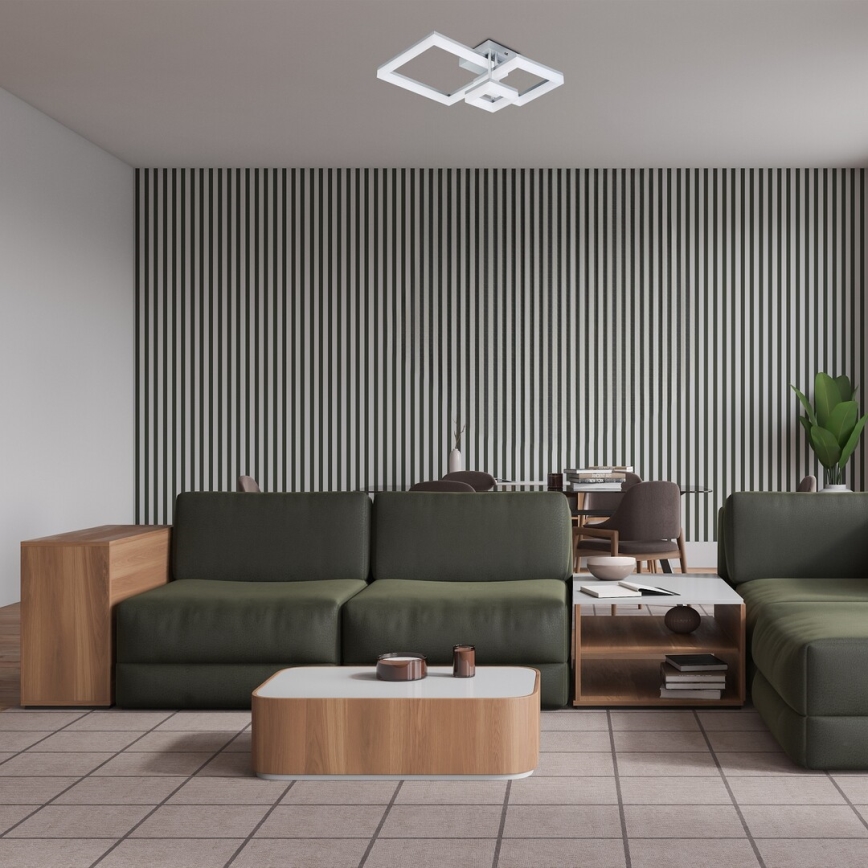 Rabalux - LED Stropna svjetiljka LED/22W/230V 3000/4000/6500K mat krom