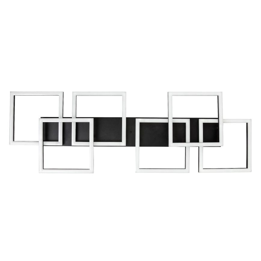Rabalux - LED stropna svjetiljka s mogućnošću prigušenja LED/40W/230V 3000-6500K 33x100 cm crna + daljinski upravljač