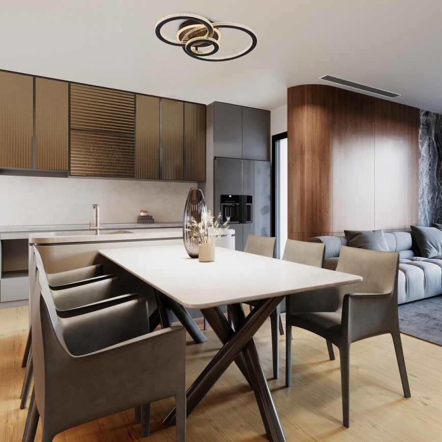 Rabalux - LED stropna svjetiljka s prigušenjem LED/40W/230V 3000-6500K + daljinski upravljač 35x52 cm