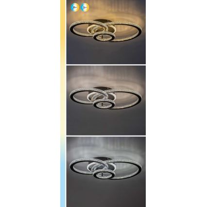 Rabalux - LED stropna svjetiljka s prigušenjem LED/40W/230V 3000-6500K + daljinski upravljač 35x52 cm