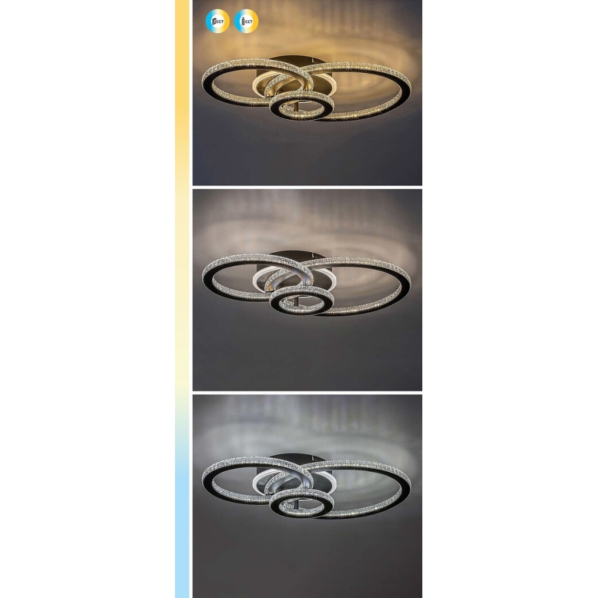 Rabalux - LED stropna svjetiljka s prigušenjem LED/40W/230V 3000-6500K + daljinski upravljač 35x52 cm