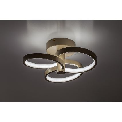 Rabalux - LED stropna svjetiljka s mogućnošću prigušivanja LED/32W/230V 3000-6500K Ø 31 cm bež + daljinski upravljač
