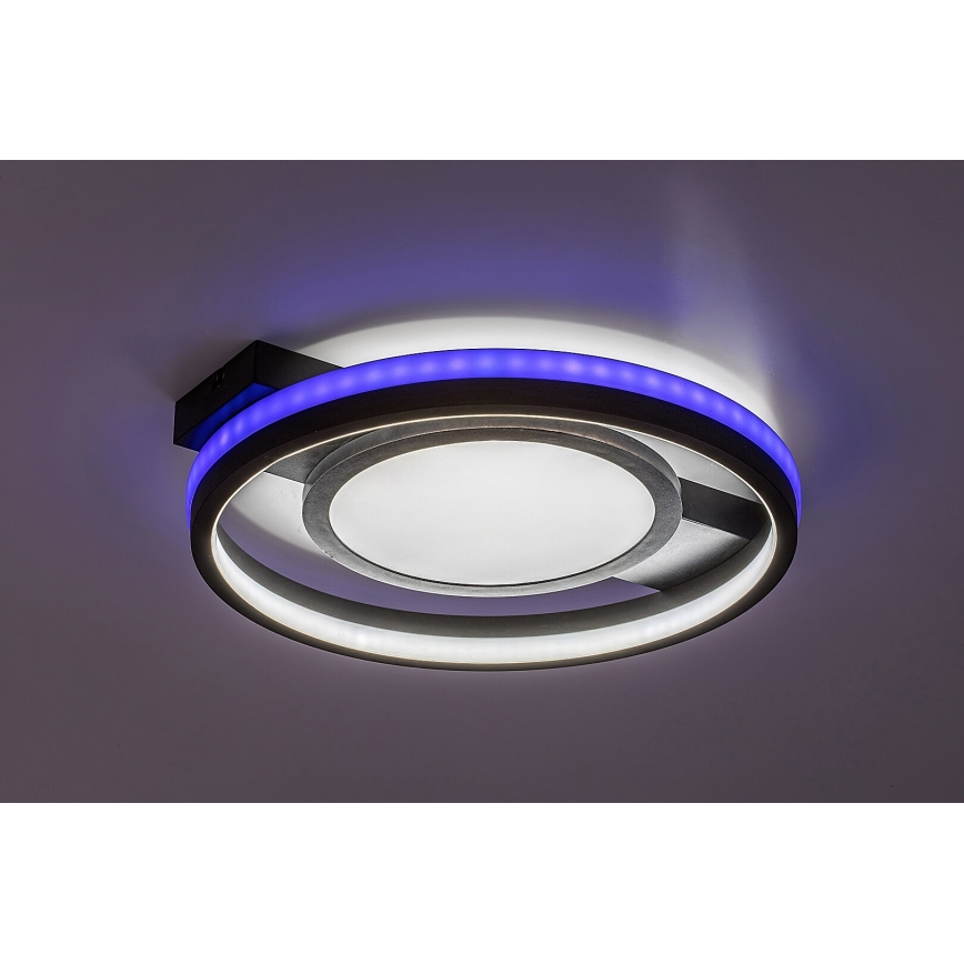 Rabalux - LED RGB Prigušiva stropna svjetiljka LED/40W/230V 3000-6500K + daljinski upravljač