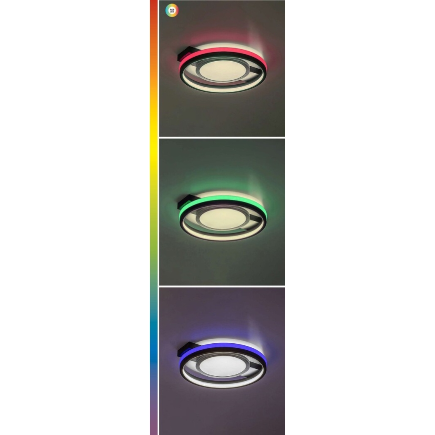 Rabalux - LED RGB Prigušiva stropna svjetiljka LED/40W/230V 3000-6500K + daljinski upravljač
