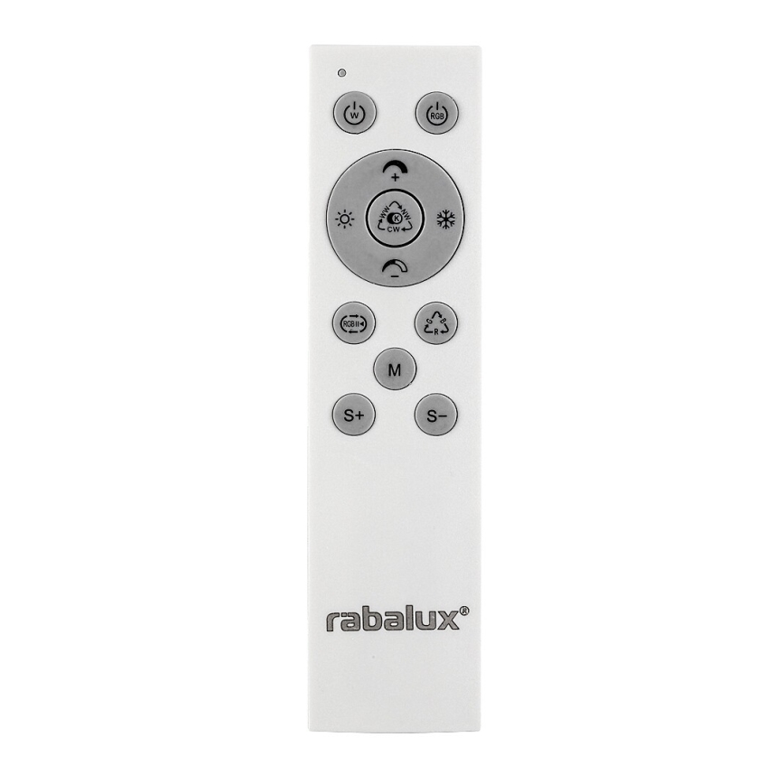 Rabalux - LED RGB Prigušiva stropna svjetiljka LED/40W/230V 3000-6500K + daljinski upravljač