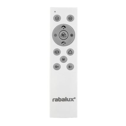 Rabalux - LED RGB Prigušiva stropna svjetiljka LED/22W/230V 3000-6500K + daljinski upravljač