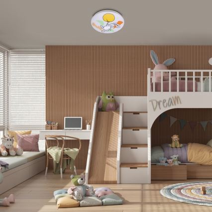 Rabalux - LED dječja stropna svjetiljka LED/24W/230V 3000K Ø 37,5 cm