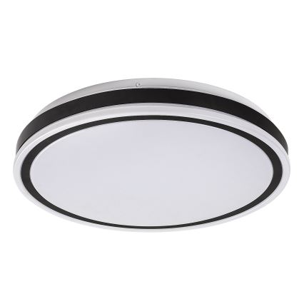 Rabalux - LED prigušivo stropno svjetlo LED/20W/230V 3000-6500K Ø 38,5 cm crno + daljinski upravljač