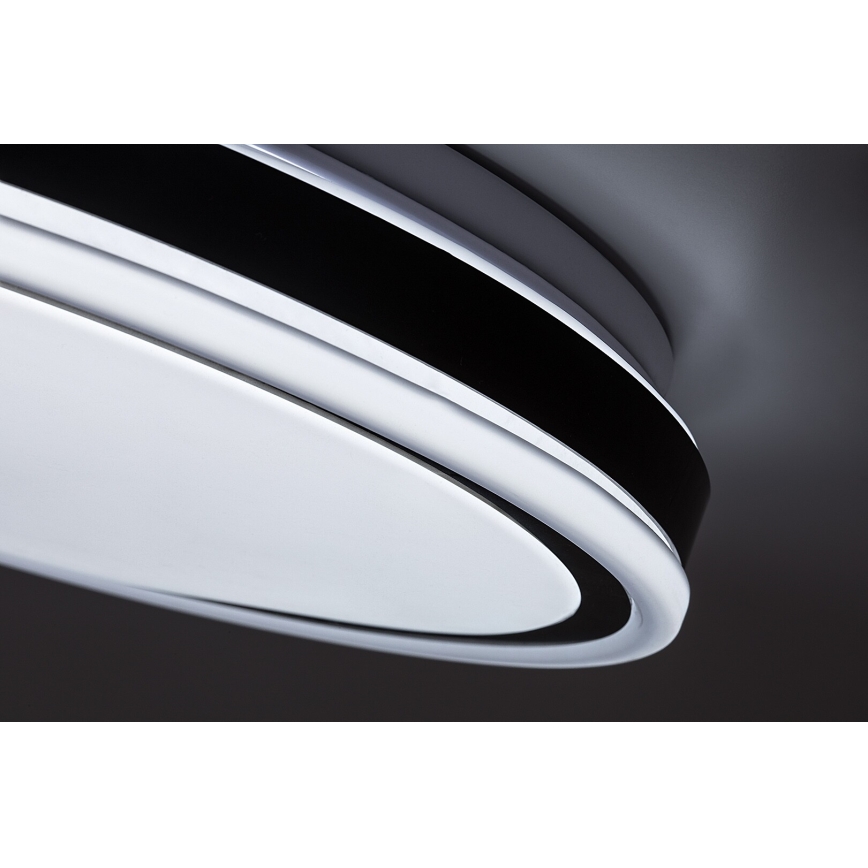 Rabalux - LED prigušivo stropno svjetlo LED/20W/230V 3000-6500K Ø 38,5 cm crno + daljinski upravljač