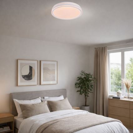 Rabalux - LED prigušivo stropno svjetlo LED/23W/230V 3000-6500K Ø 38,5 cm bijelo + daljinski upravljač