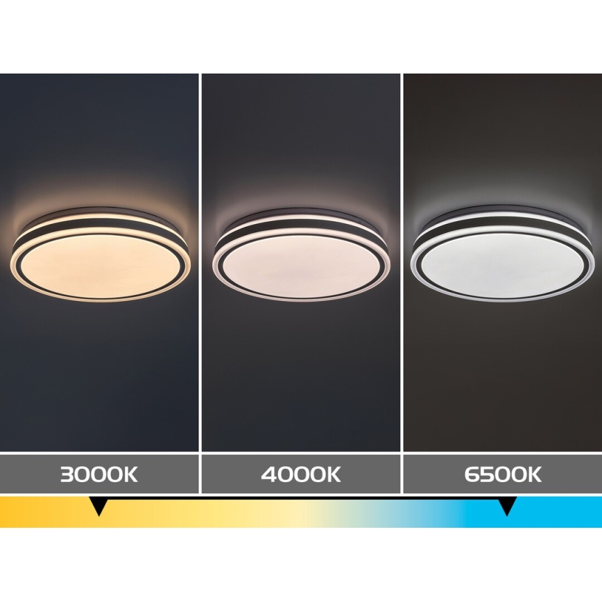 Rabalux - LED prigušivo stropno svjetlo LED/23W/230V 3000-6500K Ø 38,5 cm bijelo + daljinski upravljač