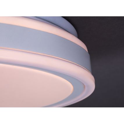Rabalux - LED prigušivo stropno svjetlo LED/23W/230V 3000-6500K Ø 38,5 cm bijelo + daljinski upravljač