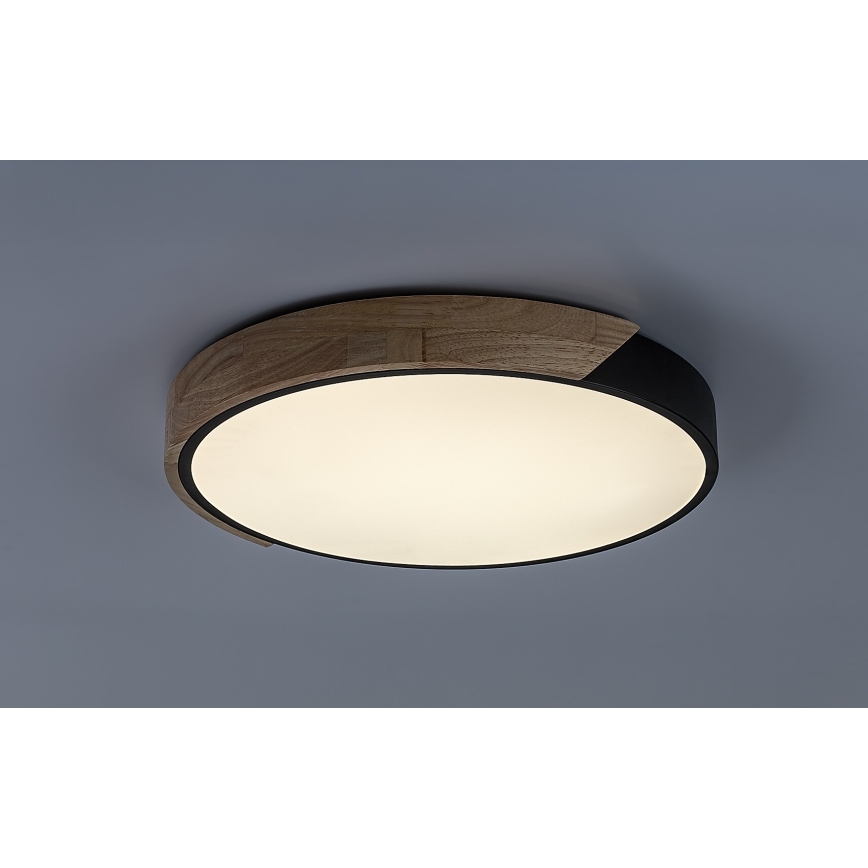 Rabalux - LED stropno svjetlo LED/24W/230V 4000K crna/hrast Ø 41 cm