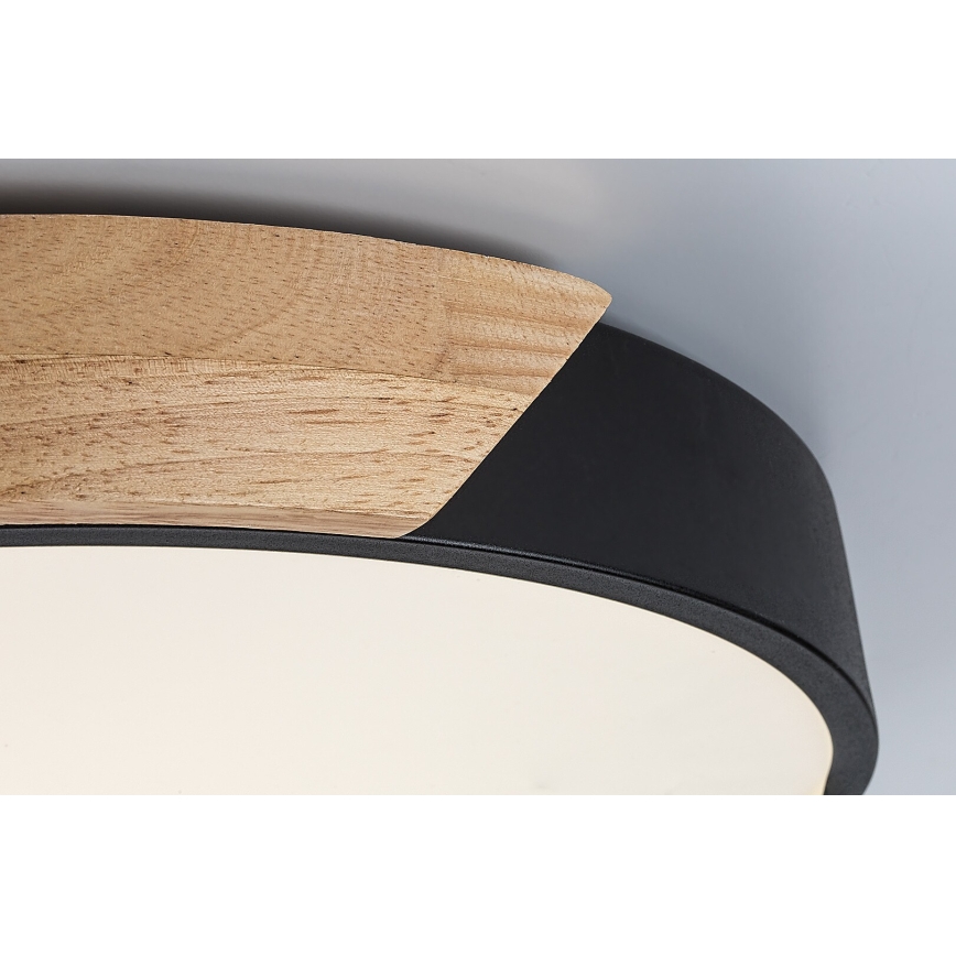 Rabalux - LED stropno svjetlo LED/24W/230V 4000K crna/hrast Ø 41 cm