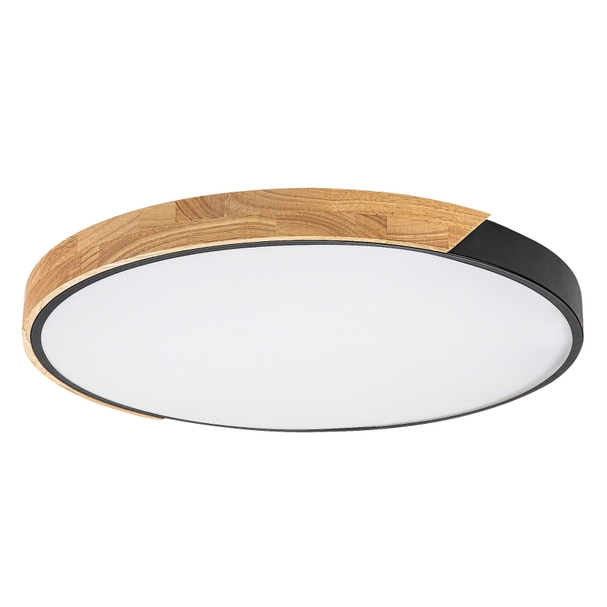 Rabalux - LED stropna svjetiljka LED/42W/230V 3000/4000/6500K crna/hrast Ø 41 cm