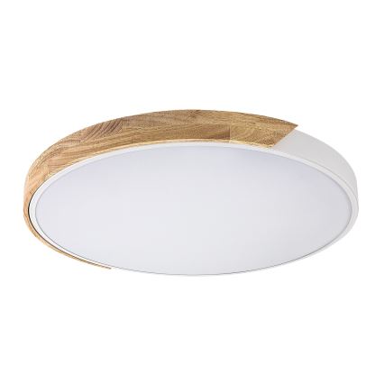 Rabalux - LED stropno svjetlo LED/40W/230V 3000/4000/6500K bijela/hrast, promjer 61 cm