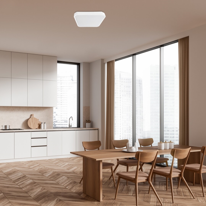 Rabalux - LED Stropna svjetiljka za kupaonicu LED/24W/230V 3000/4000/6000K IP44 29x29 cm bijela