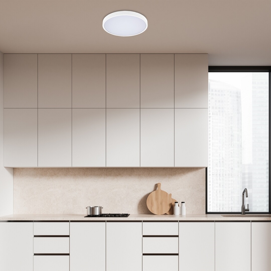 Rabalux - LED Stropna svjetiljka za kupaonicu LED/24W/230V 3000/4000/6000K IP44 pr. 35,5 cm bijela