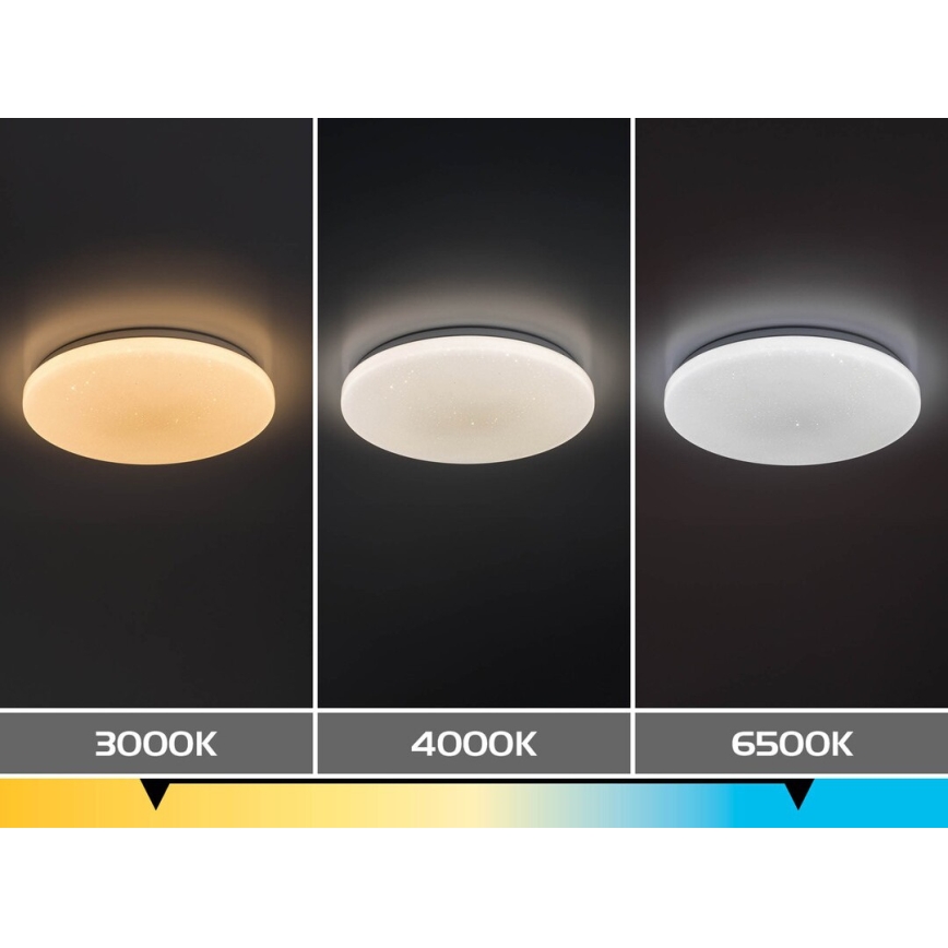 Rabalux - LED stropna svjetiljka s prigušivanjem LED/12W/230V 3000-6500K promjer 26 cm + daljinski upravljač
