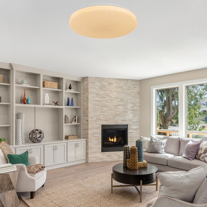 Rabalux - prigušivo LED stropno svjetlo LED/80W/230V 3000-6500K Ø 77 cm + daljinski upravljač