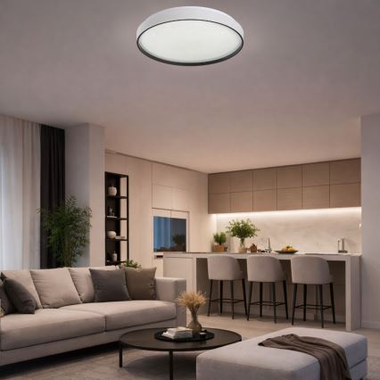 Rabalux - Stropna LED svjetiljka s prigušivanjem LED/80W/230V 3000–6500K ø 77 cm + daljinski upravljač