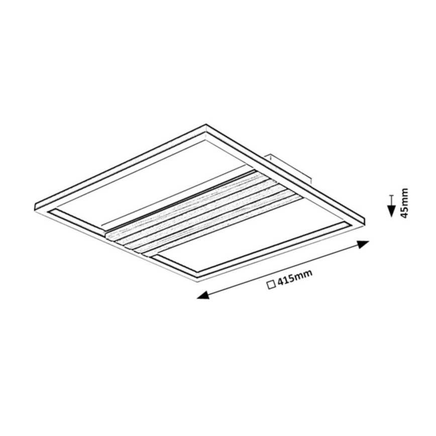 Rabalux - LED stropna svjetiljka LED/30W/230V 3000/4500/6000K