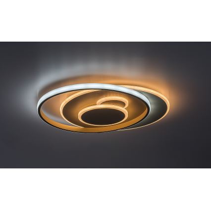 Rabalux - LED prigušivo stropno svjetlo LED/57W/230V 3000-6000K 48,5x40 cm + daljinski upravljač
