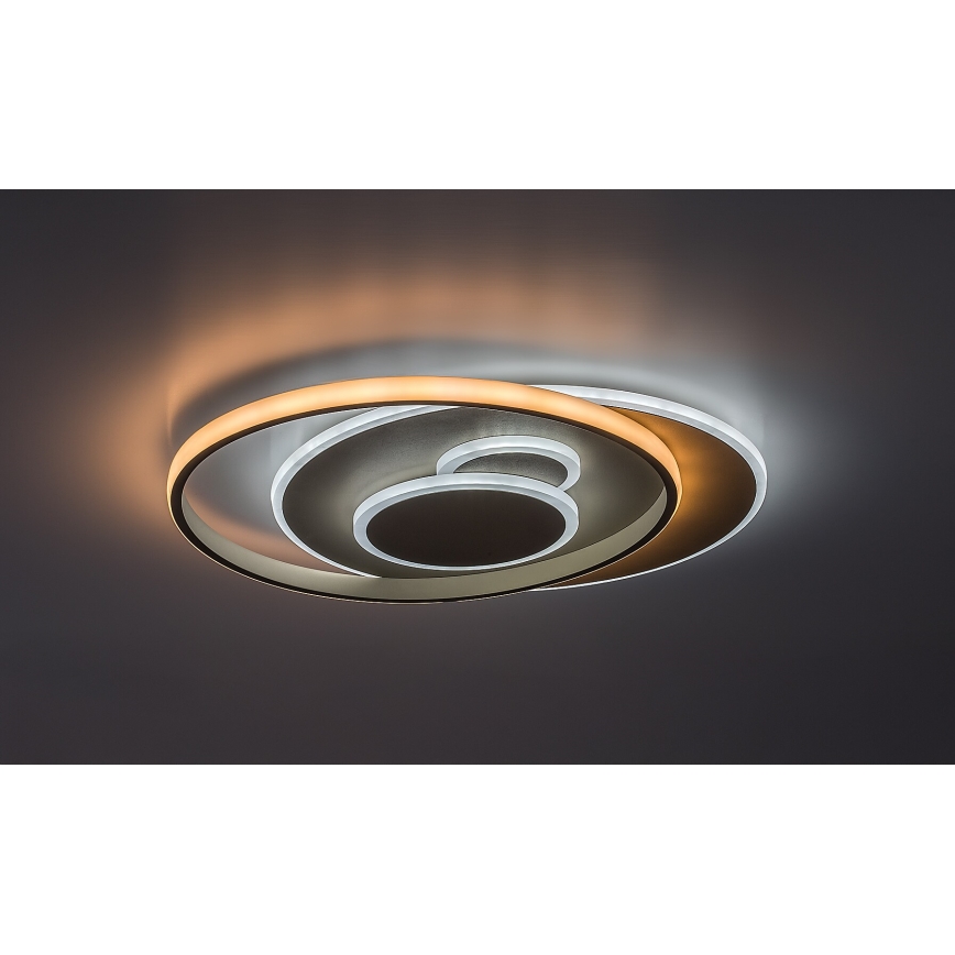 Rabalux - LED prigušivo stropno svjetlo LED/57W/230V 3000-6000K 48,5x40 cm + daljinski upravljač