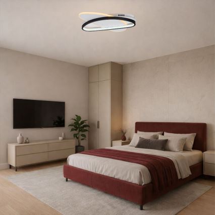 Rabalux - LED stropna svjetiljka s prigušivanjem LED/57W/230V 3000-6000K 45x30,5 cm + daljinski upravljač