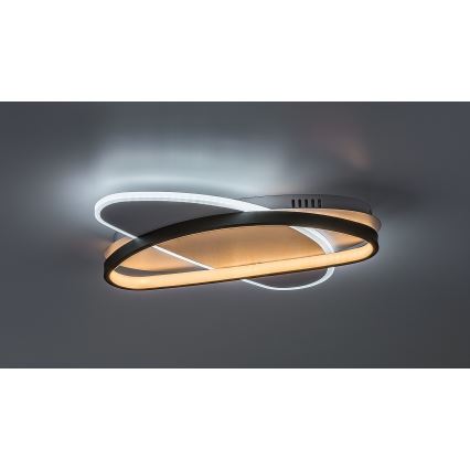 Rabalux - LED stropna svjetiljka s prigušivanjem LED/57W/230V 3000-6000K 45x30,5 cm + daljinski upravljač